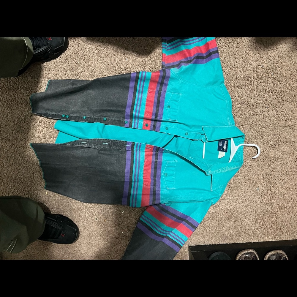 Vintage wrangler button up